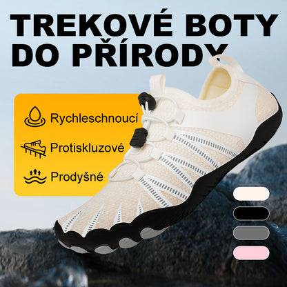 Rychleschnoucí neklouzavá prodyšná turistická obuv