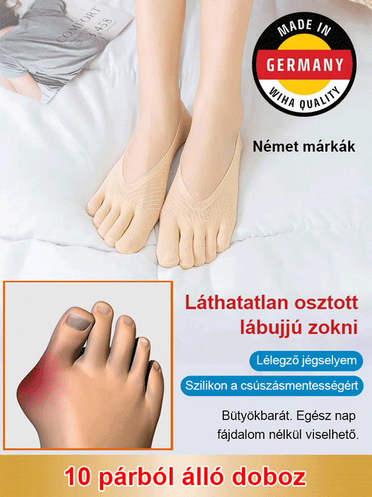 🔥Žhavý výprodej🔥Unisex neviditelné korekční pětiprsté ponožky