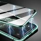 Magnetic double -sided glass phone box for the iPhone series