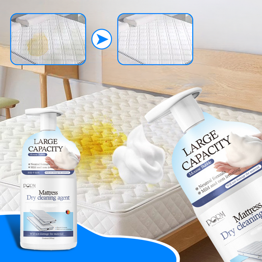 💧 Odstraňte odolné skvrny z matrace – Bezvodý pěnový čistič na žluté skvrny, krev a moč – platba na dobírku 🛏️✨
