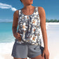👙🌺Dámské tištěné tankini plavky