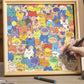 ✨ DIY dřevěný rám na puzzle pro kočky