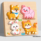 Vzdělávací dřevěné 3D puzzle