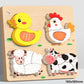 Vzdělávací dřevěné 3D puzzle