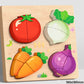 Vzdělávací dřevěné 3D puzzle
