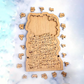 Dřevěné puzzle 100 koček