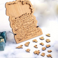 Dřevěné puzzle 100 koček