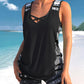 👙S–3XL🏖️Dámské vzorované dvoudílné tankini