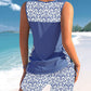 👙S–3XL🏖️Dámské vzorované dvoudílné tankini