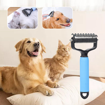🐶 Oboustranný kartáč na péči o domácí mazlíčky