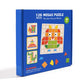 🧩 Rozvíjejte kognitivní dovednosti – Dřevěné puzzle s barevnými zvířecími vzory – platba na dobírku 🦁️✨