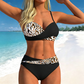 🌺👙 Dvoudílné bikiny s potiskem a zpevňujícím efektem –🌊Nezbytnosti pro dovolenou na ostrově–  platba při doručení💕